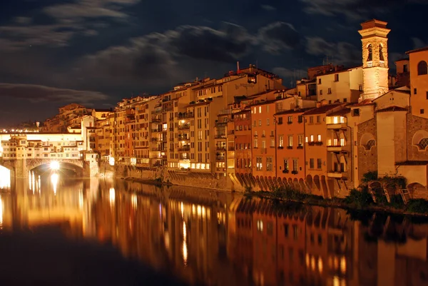 Florence by night - Tuscany - Italy — Stock Photo, Image