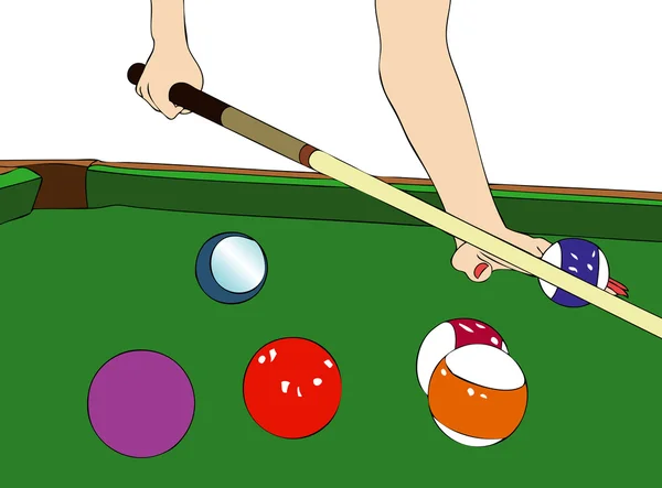 A game of billiards — Stock Photo, Image