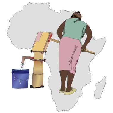 Afrika için su temel emtia