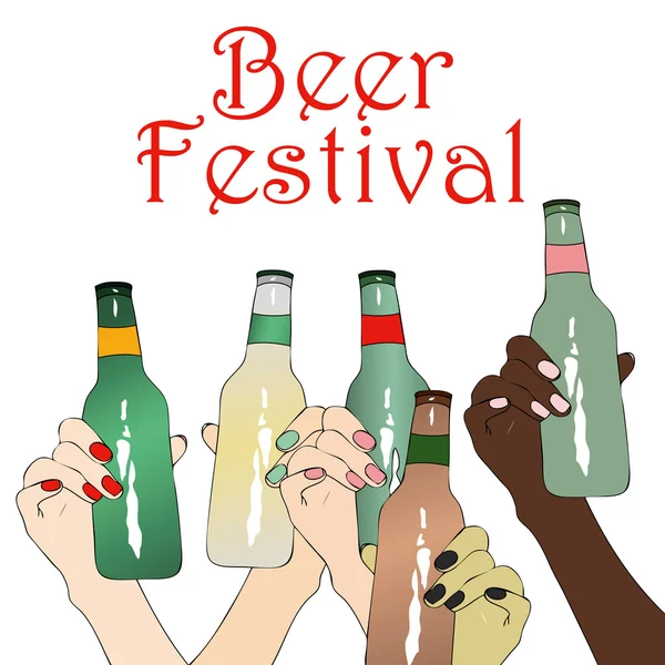 Bira Festivali — Stok Vektör