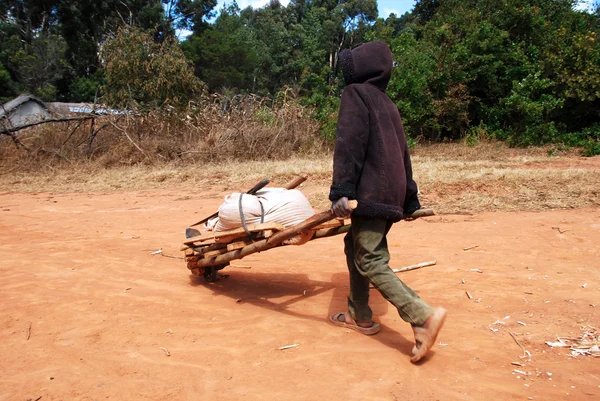 Transport towarów-Pomerini-Tanzania-Afryka — Zdjęcie stockowe