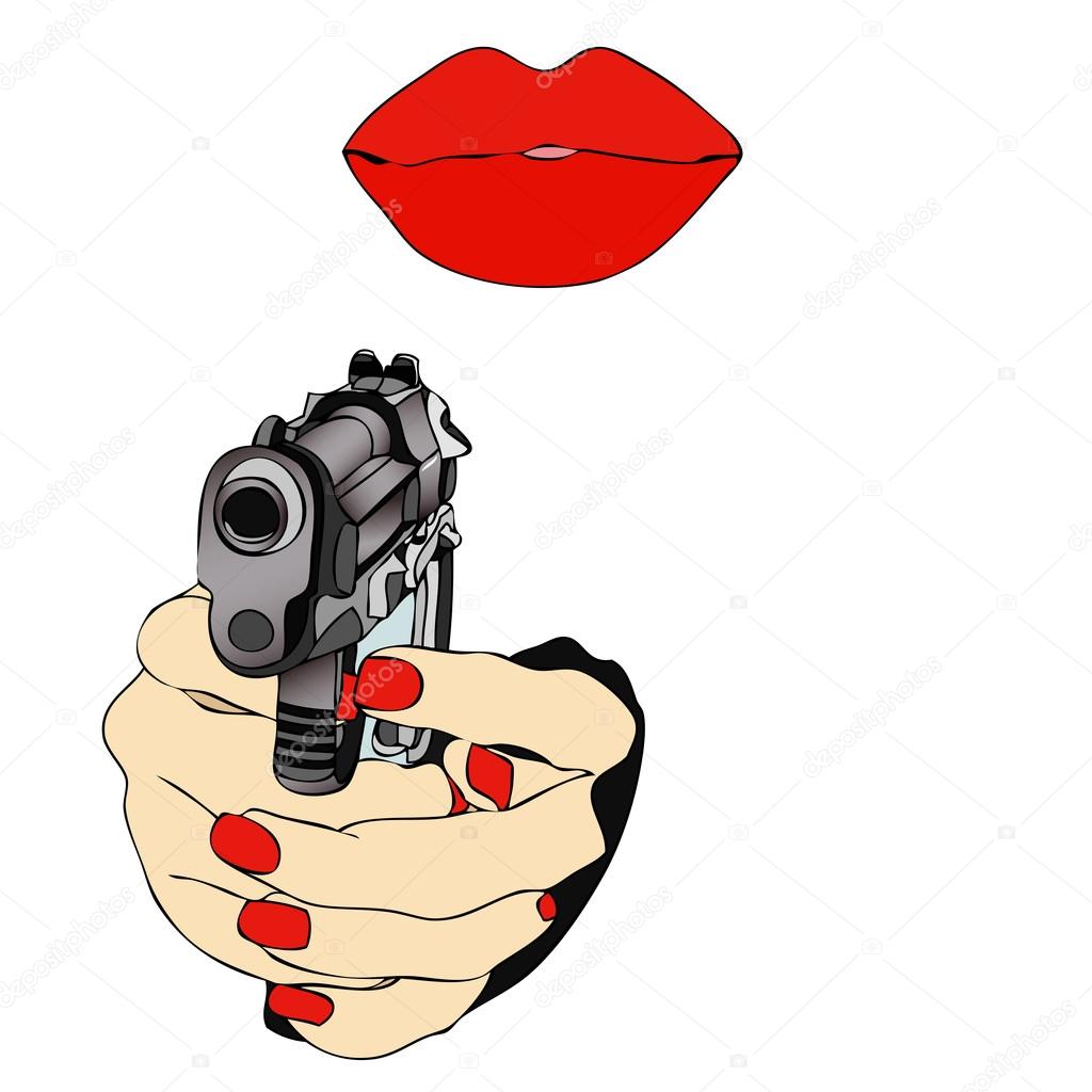 A dangerous love — Stock Vector © francofox 75290521