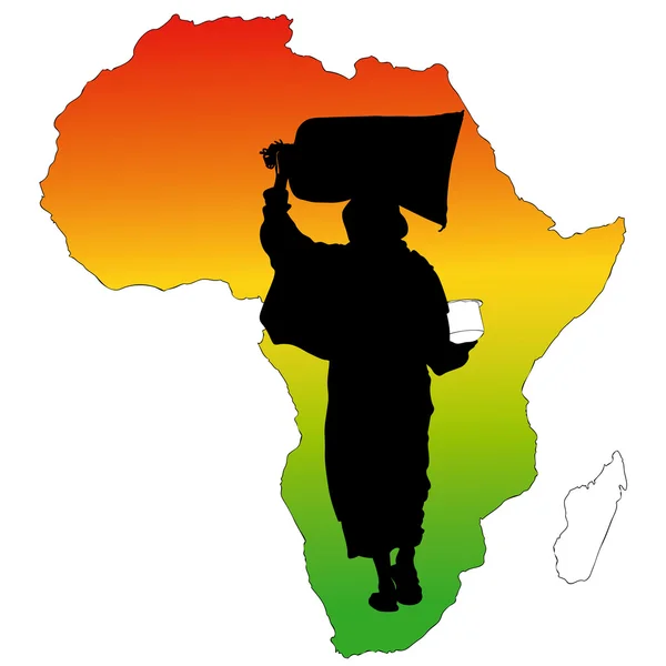 Alimentación y Paz para África — Foto de Stock