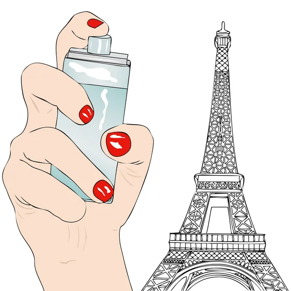 Perfume de París — Vector de stock