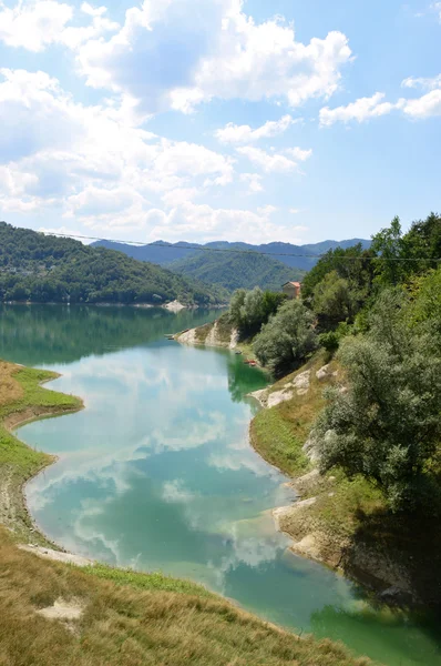 Abruzzo, İtalya 54 Salto Lake görünümü — Stok fotoğraf