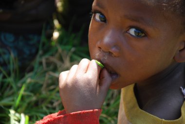 Bu kadar çok soru ile gözleri Tanzanya, Afrika 64 istedi