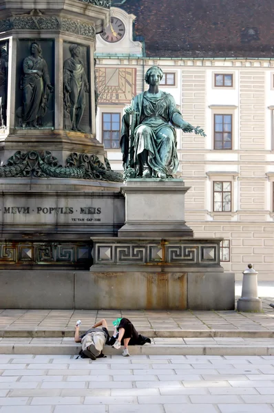 Turystów w Vienna - Austria — Zdjęcie stockowe