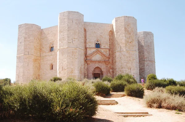 Castelo de Frederico II em Castel del Monte, na Puglia Italia n — Fotografia de Stock