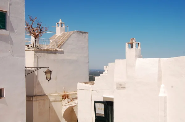 Ostuni белый город Мургия в Апулии - Италия 643 — стоковое фото