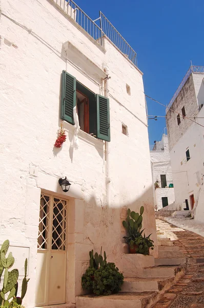 Ostuni bílé město Murgia v Apulii - Itálie 660 — Stock fotografie