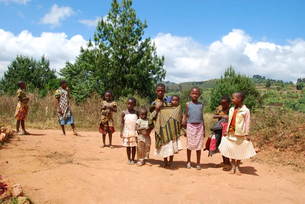 As crianças da montanha Kilolo na Tanzânia - África 24 — Fotografia de Stock
