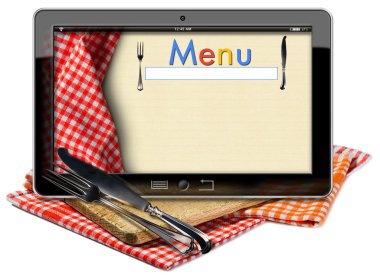 Restoran Menü Tablet bilgisayar