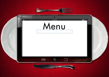 Restoran Menü Tablet bilgisayar