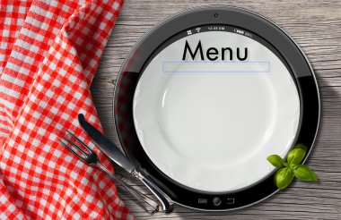 Restoran Menü Tablet bilgisayar