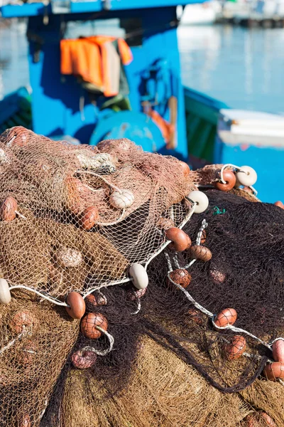 釣りネット、ロープ — ストック写真