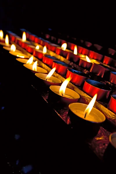 Εκκλησία - Votive κεριά — Φωτογραφία Αρχείου