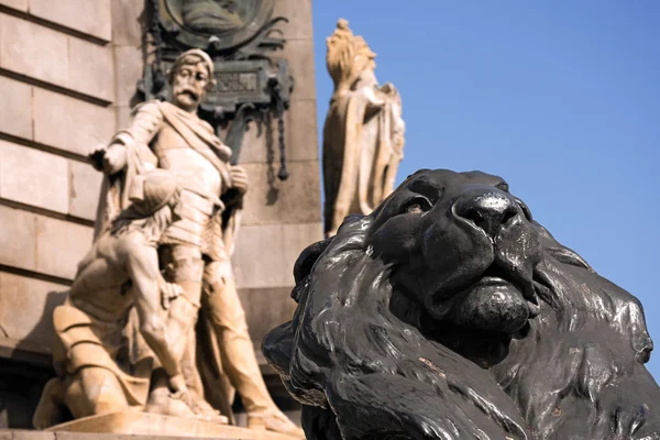 Monumento a Cristóvão Colombo - Barcelona — Fotografia de Stock