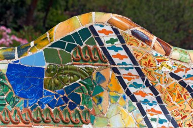 Seramik tezgah park guell - barcelona İspanya