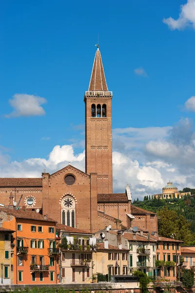 Kerk van santa anastasia - verona Italië — Stockfoto