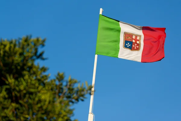 Bandera Náutica de Italia — Foto de Stock