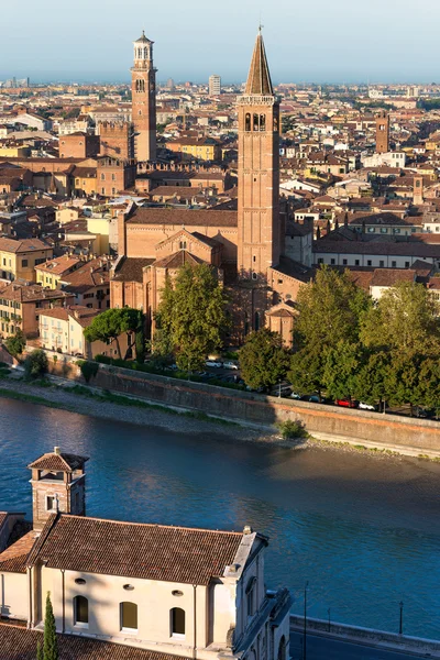 Aerial View of Verona - Veneto Italy — Stock Photo, Image