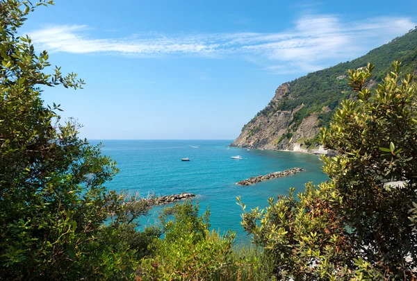 Linia brzegowa w Framura - Włochy Liguria — Zdjęcie stockowe