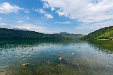 Levico Gölü - Levico Terme Trentino İtalya