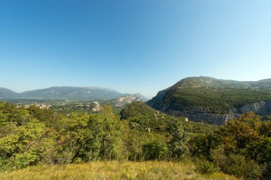 Adige vadinin - İtalya havadan görünümü