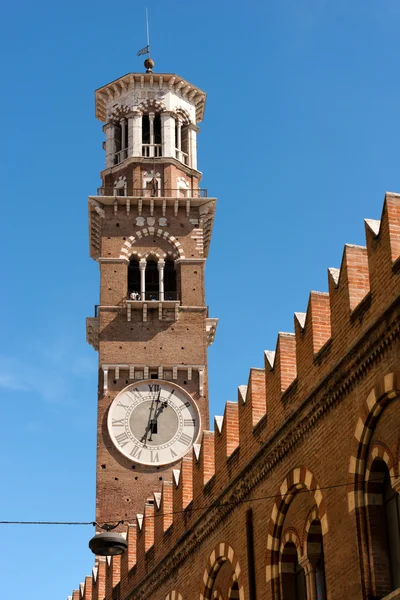 Lamberti Tower - Verona Italy — Stock Photo, Image