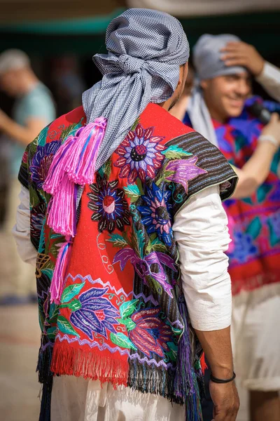 Zinacantan Chiapas Mexico Sept 2018 Twee Mexicaanse Mannen Met Traditionele — Stockfoto