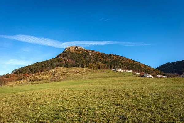 Mountain Peak Corno Aquilio Lessinia Plateau Altopiano Della Lessinia Regional — Stock Photo, Image