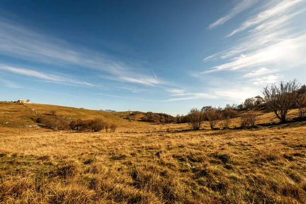 Die Hochebene Von Lessinia Altopiano Della Lessinia Der Nähe Des — Stockfoto