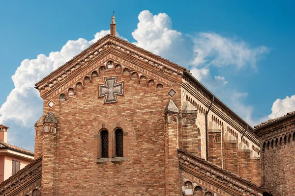 Bolonha Basílica Santo Stefano Santo Estêvão Sete Igrejas Close Fachada — Fotografia de Stock