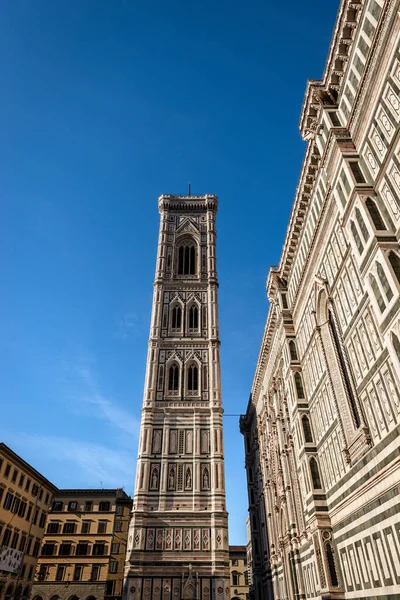 Side Facade Florence Cathedral Duomo Santa Maria Del Fiore Bell — Stock Photo, Image