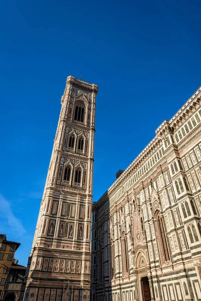 Side Facade Florence Cathedral Duomo Santa Maria Del Fiore Bell — Stock Photo, Image