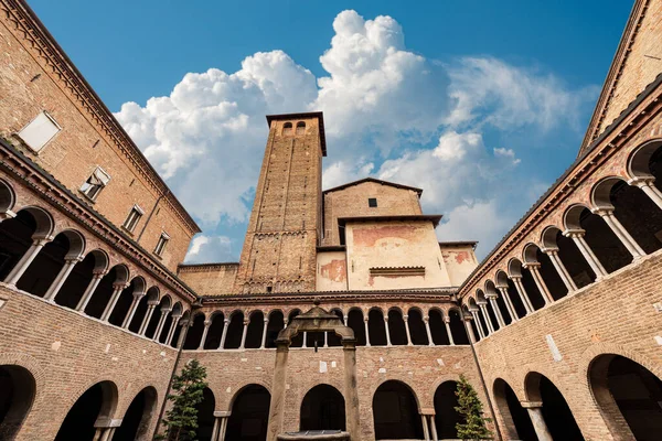 Bologna Centru Města Bazilika Santo Stefano Také Volal Sedm Kostelů — Stock fotografie