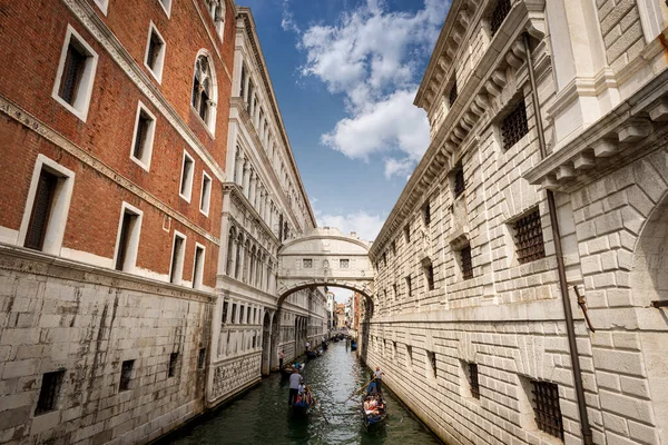 Venise Italie Sept 2015 Célèbre Pont Des Soupirs Ponte Dei — Photo