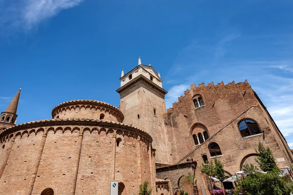 Mântua Igreja Rotonda San Lorenzo Estilo Românico 1083 Século Palazzo — Fotografia de Stock