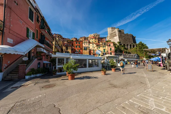 Lerici Italië Juni 2021 Kleine Stad Lerici Met Het Oude — Stockfoto