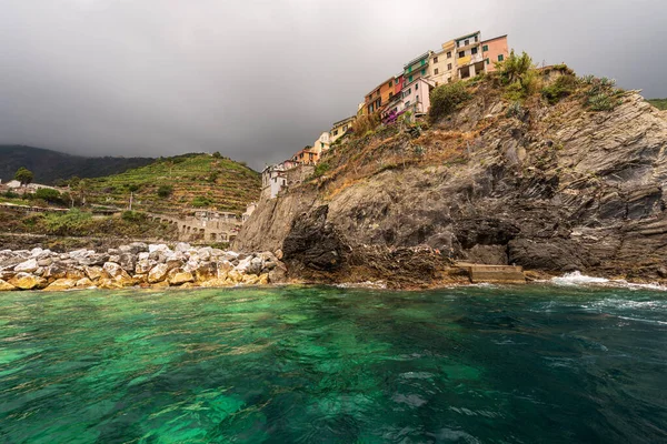 Vesnice Manarola Národní Park Cinque Terre Ligurii Spezia Itálie Evropa — Stock fotografie