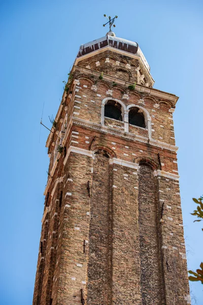 Murano Island Bell Tower Church San Pietro Martire 1417 Peter — Stock Photo, Image