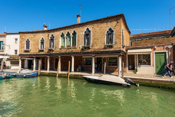 Murano Italie Juin 2021 Ancienne Maison Style Gothique Vénitien Sur — Photo