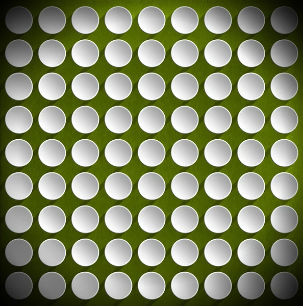 Círculos em um fundo de veludo verde — Fotografia de Stock