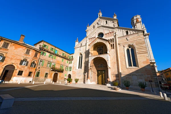 Kathedraal van Verona - veneto Italië — Stockfoto