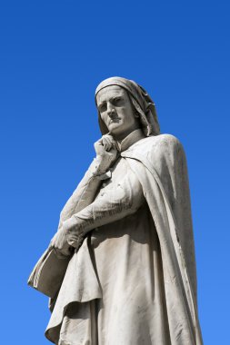 dante, verona - İtalya heykeli