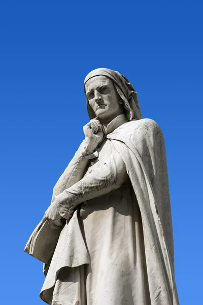 Statue of Dante in Verona - Italy — Stock Photo, Image
