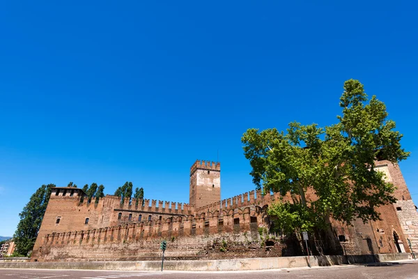 Castelvecchio Verona - Italië (1357) — Stockfoto