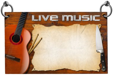 canlı müzik ve yemek menüsü