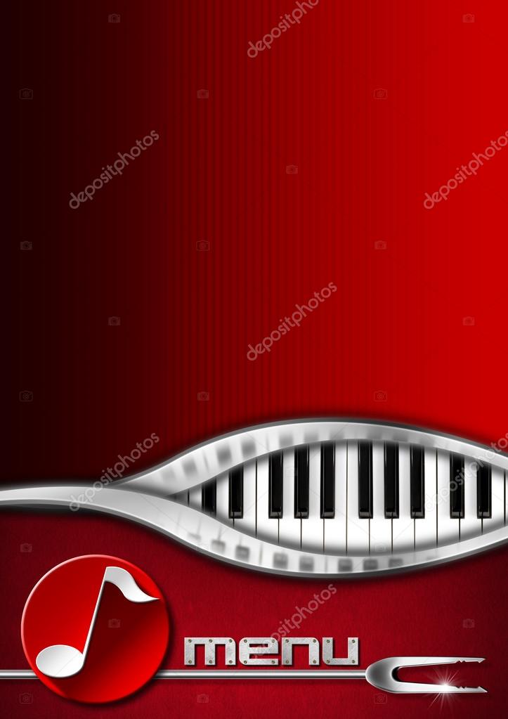 Music and Food - Menu Design Stock Photo by ©catalby 53658429
