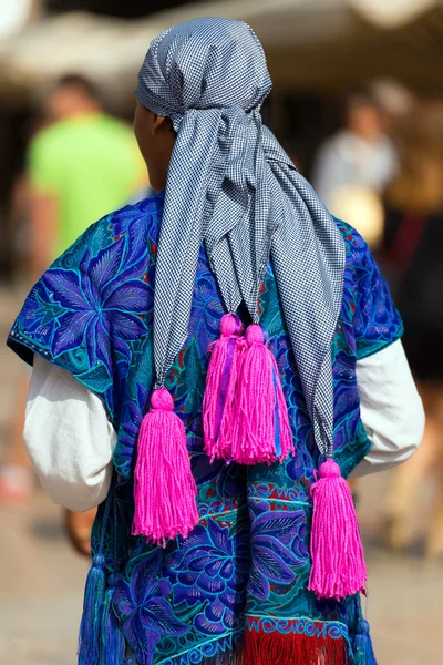 Vestito messicano - Chiapas Zinacantan Messico — Foto Stock